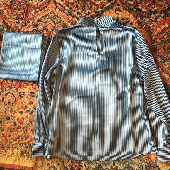 Ted baker London blouse blue and navy - Picture 3 of 3